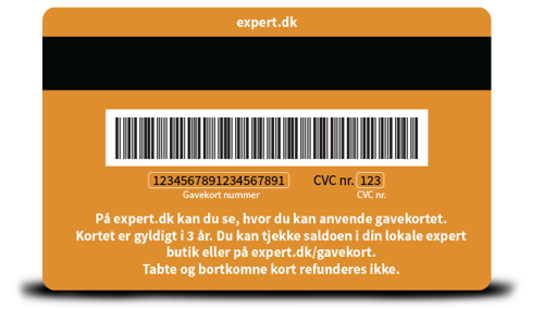 Tjek på expert gavekort - Expert.dk